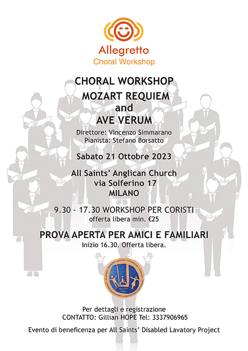 Choral Workshop Mozart Requiem e Ave Verum