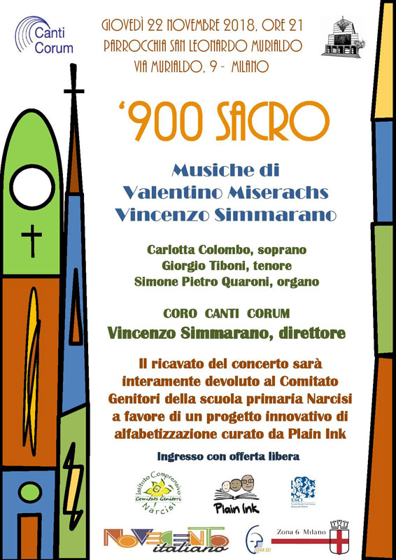 900 Sacro - Concerto per coro - Vincenzo Simmarano